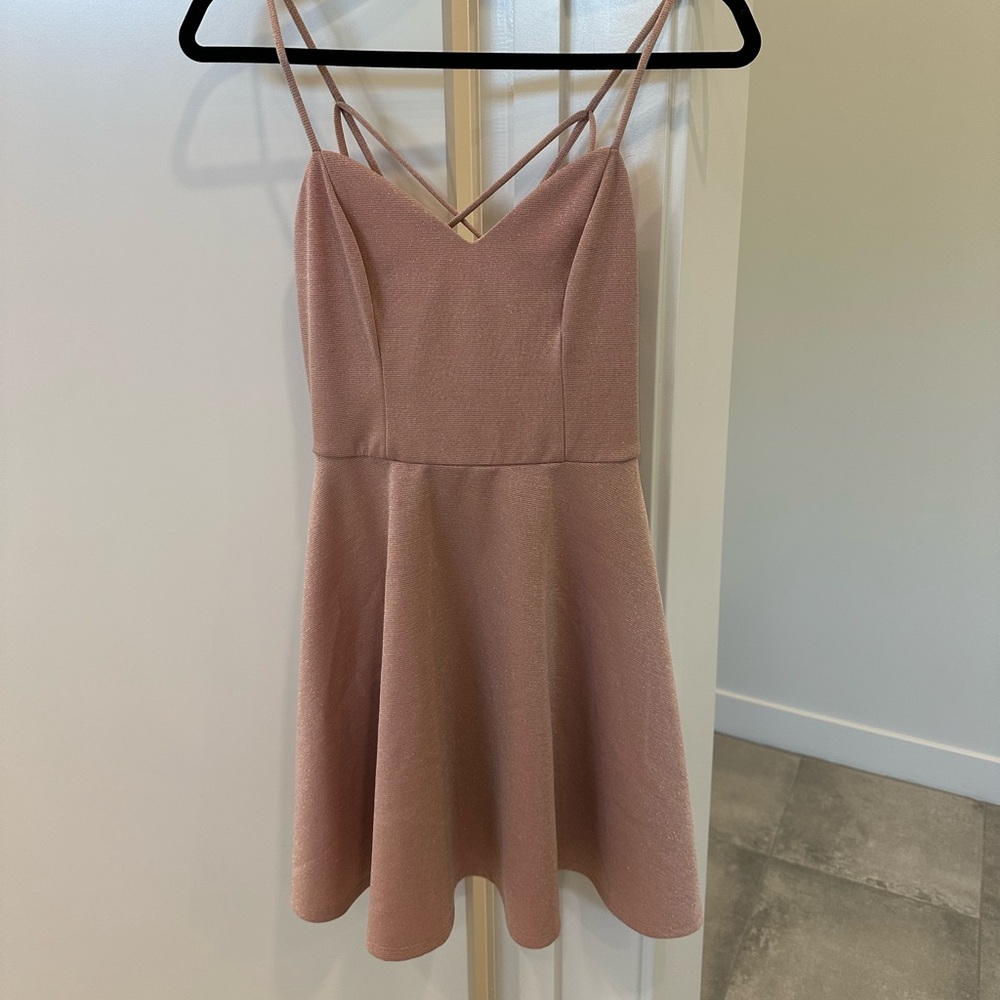 BCX Pink formal mini dress